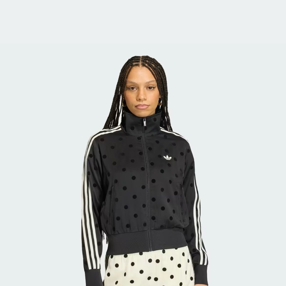 Adidas Women's Black Dot Bomber Jacket